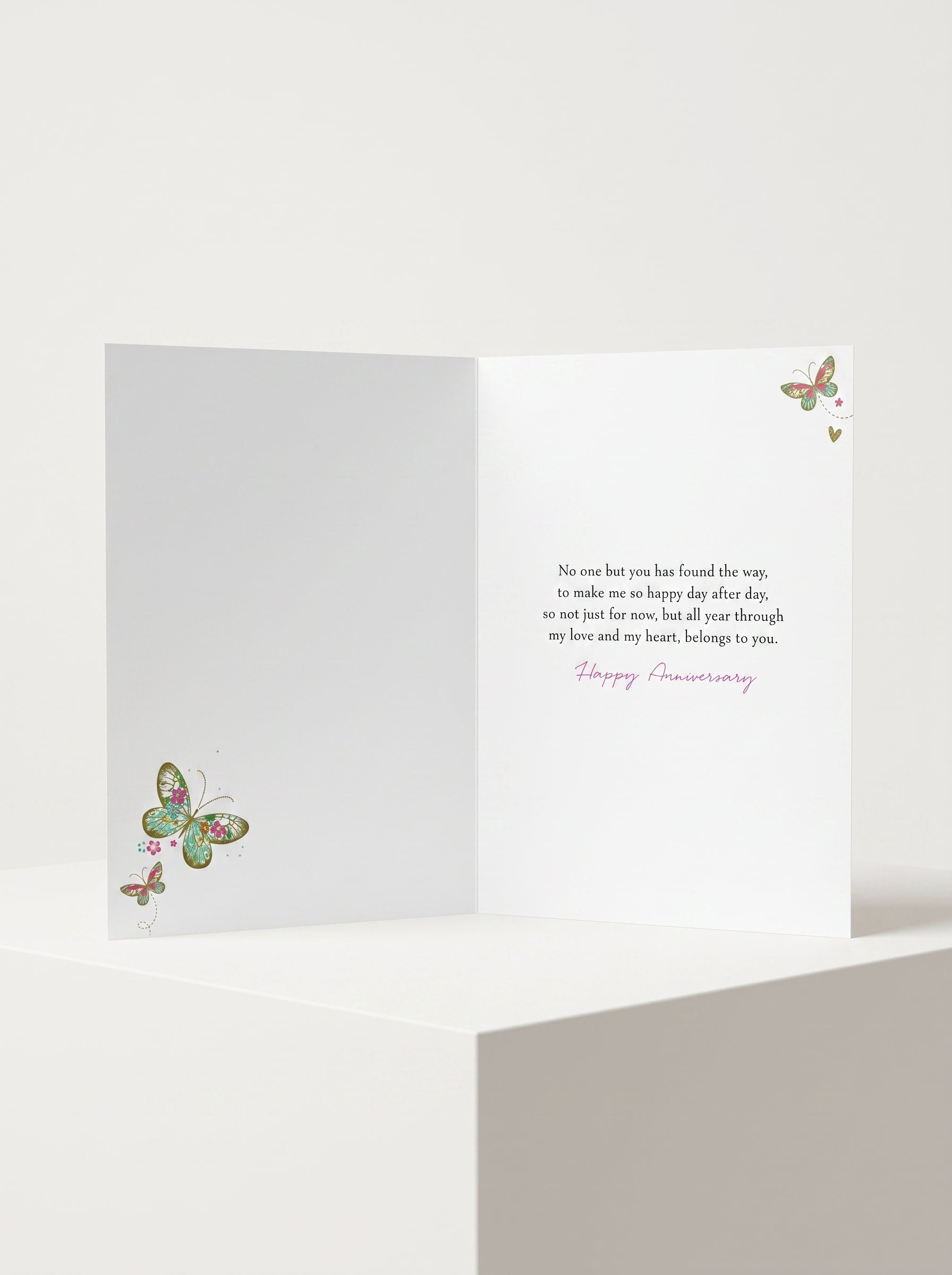 Premium Anniversary Greeting Card – "For My Darling Wife"