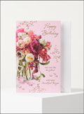 Premium Birthday Greeting Card – "Beautiful Things Bouquet"